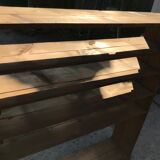 Étagère industrielle en bois