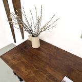 Neo-Renaissance desk in solid oak, circa 1900