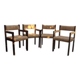 Set of 4 armchairs