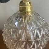 Pair of vintage glass globe wall lights