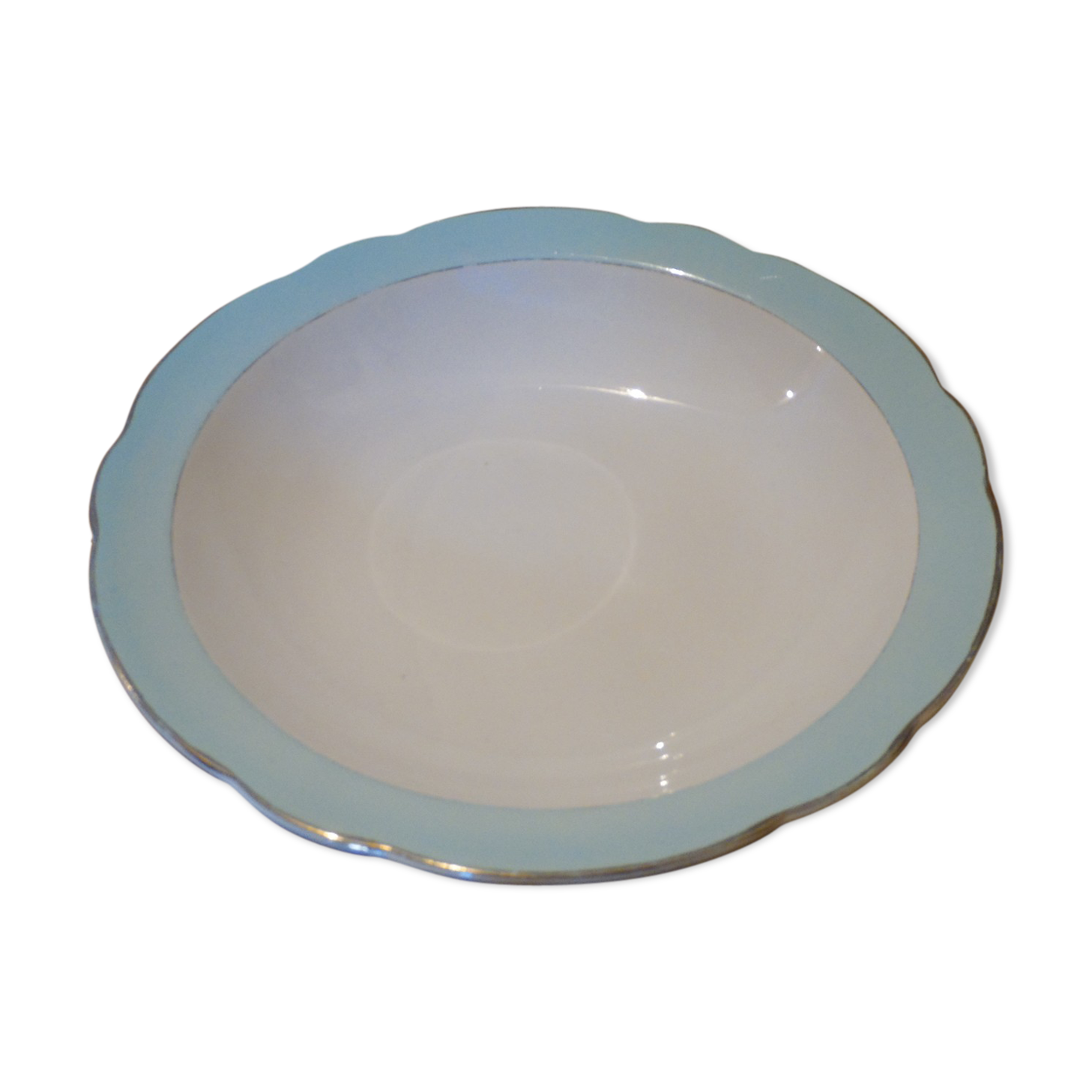 Round hollow flat model Henri Sarreguemines Digoin 30's