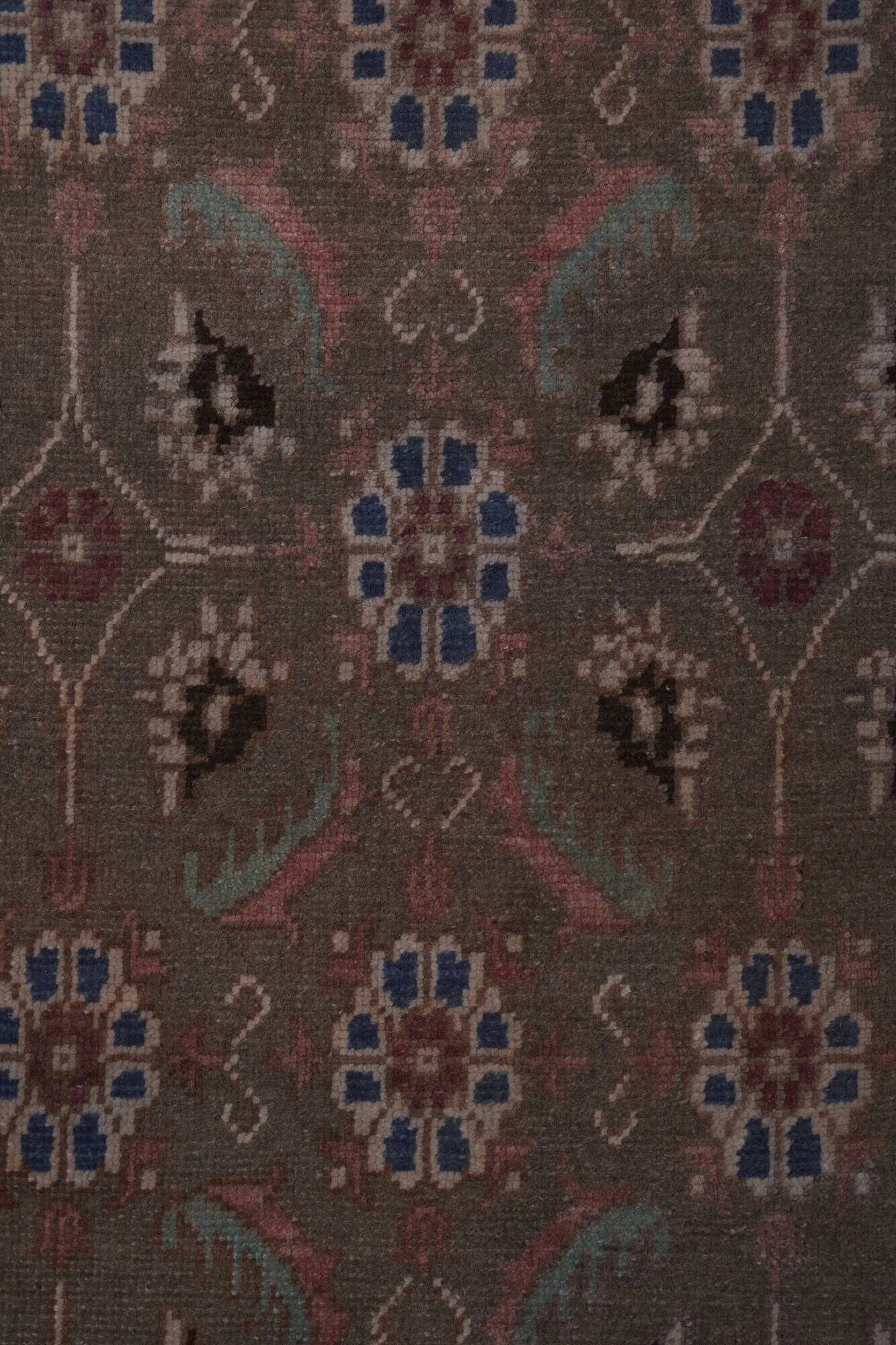 Vintage Turkish hallway rug 79x230 cm