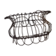 Small basket of rounded wire