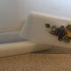 Arcopal vintage fruit butter dish from France