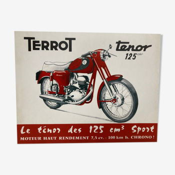 Terrot Advertising Plate