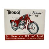 Plaque publicitaire Terrot