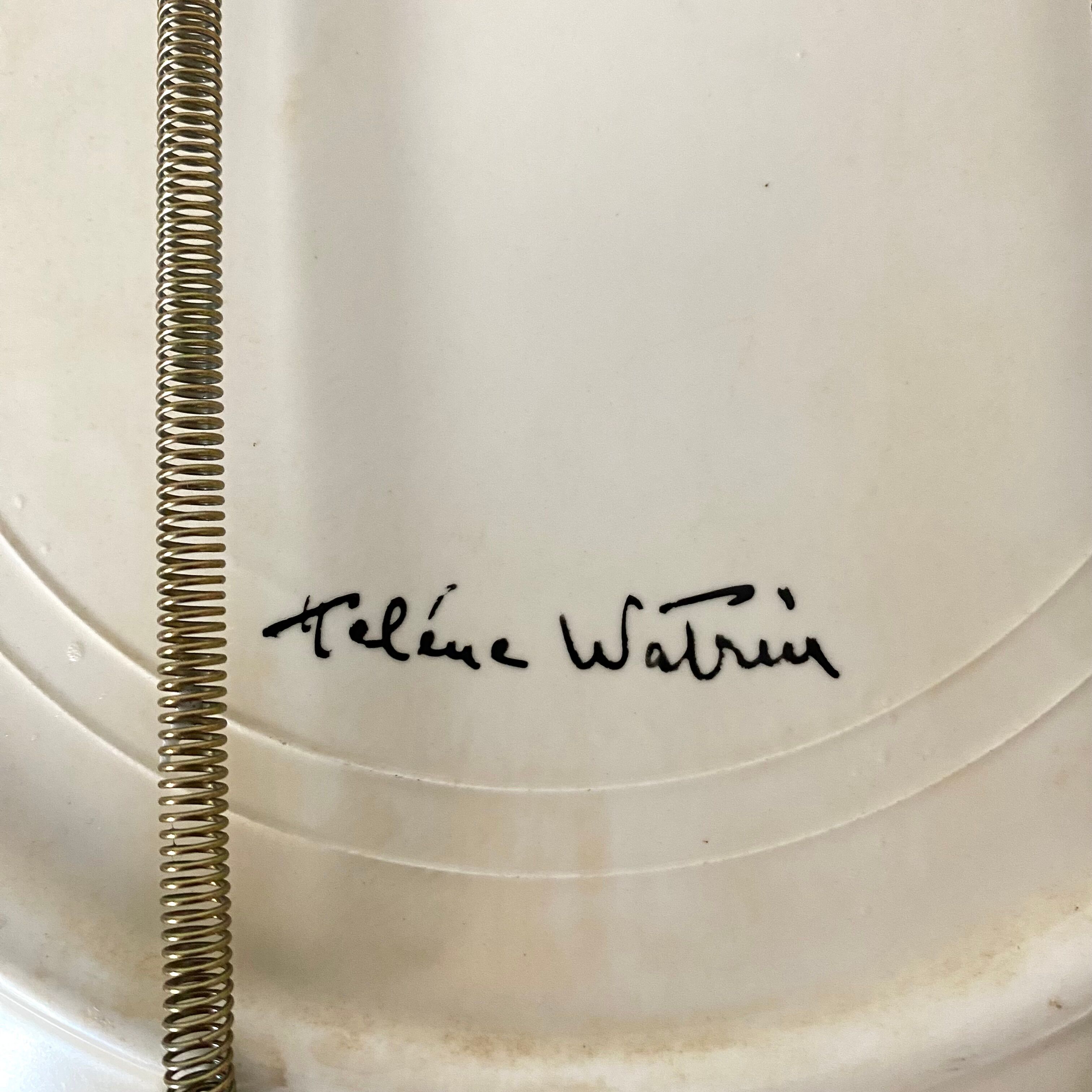 Decorative horse plate signed from the 60s-70s