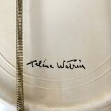 Decorative horse plate signed from the 60s-70s