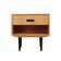Table de chevet en chêne, design scandinave