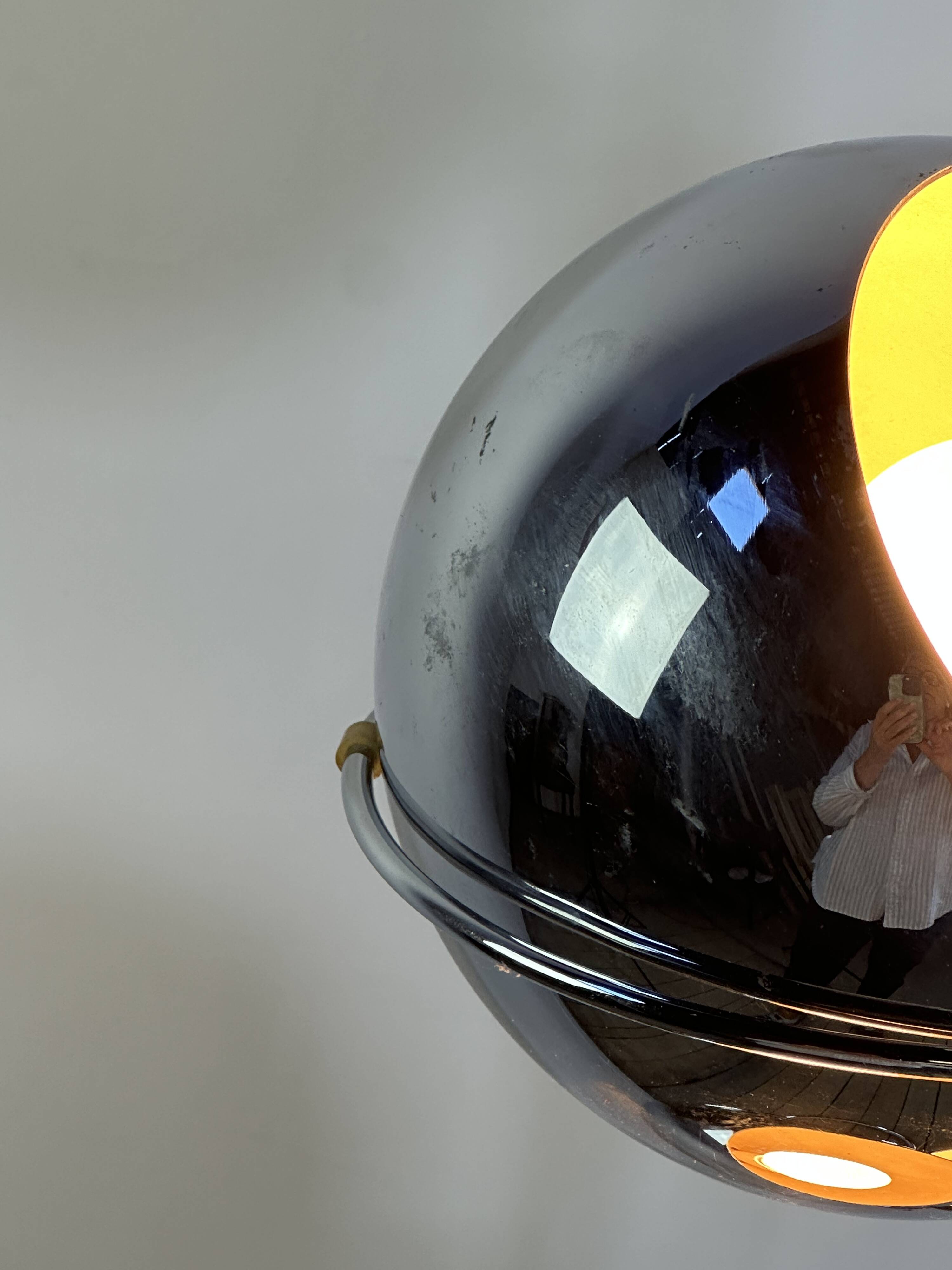 Lampadaire Vintage Space Age "Eyeball" 3 Globes Chromés 1970'S