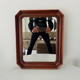 Vintage 60s beveled octagonal mirror 51*40 cm