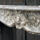 Louis XV fireplace in grey Saint Anne marble, 18th century.