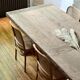 Monastery table - sun - in solid old oak - length 375 cm
