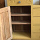 Asymmetrical vintage chest of drawers