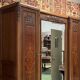 Dressing art deco walnut wardrobe
