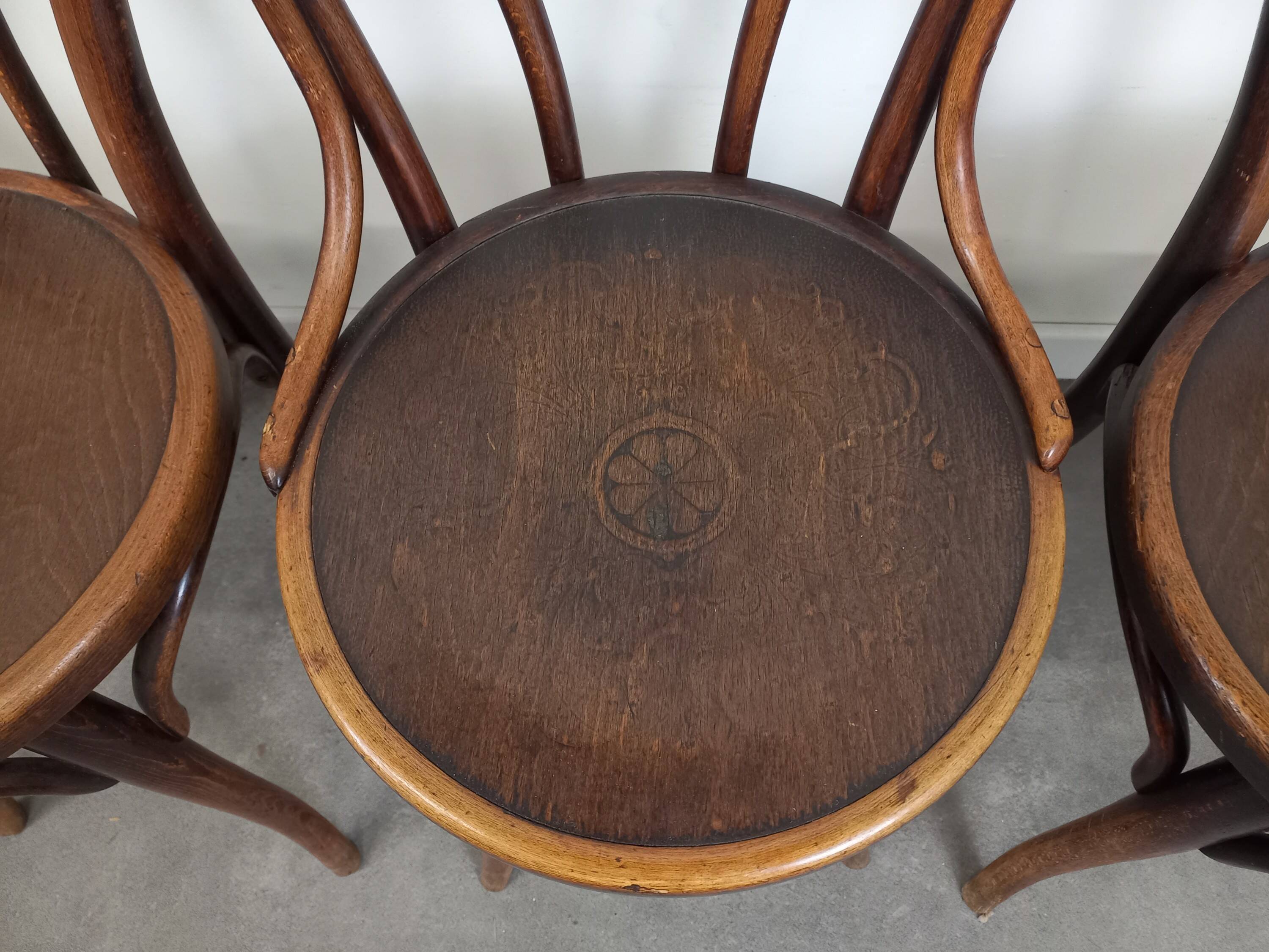 Thonet Bistro Chairs, Set of 6