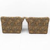 Pair of jacquard fabric armchairs, Mario Bellini, "Le stelle" B&B Italia,70