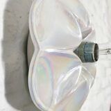 Mid-century iridescent porcelain wall lamp by Goebel for PAN Germany 1970s