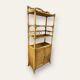 Vintage rattan bookcase