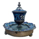 Encrier en bronze émaux cloisonnés époque Napoléon III