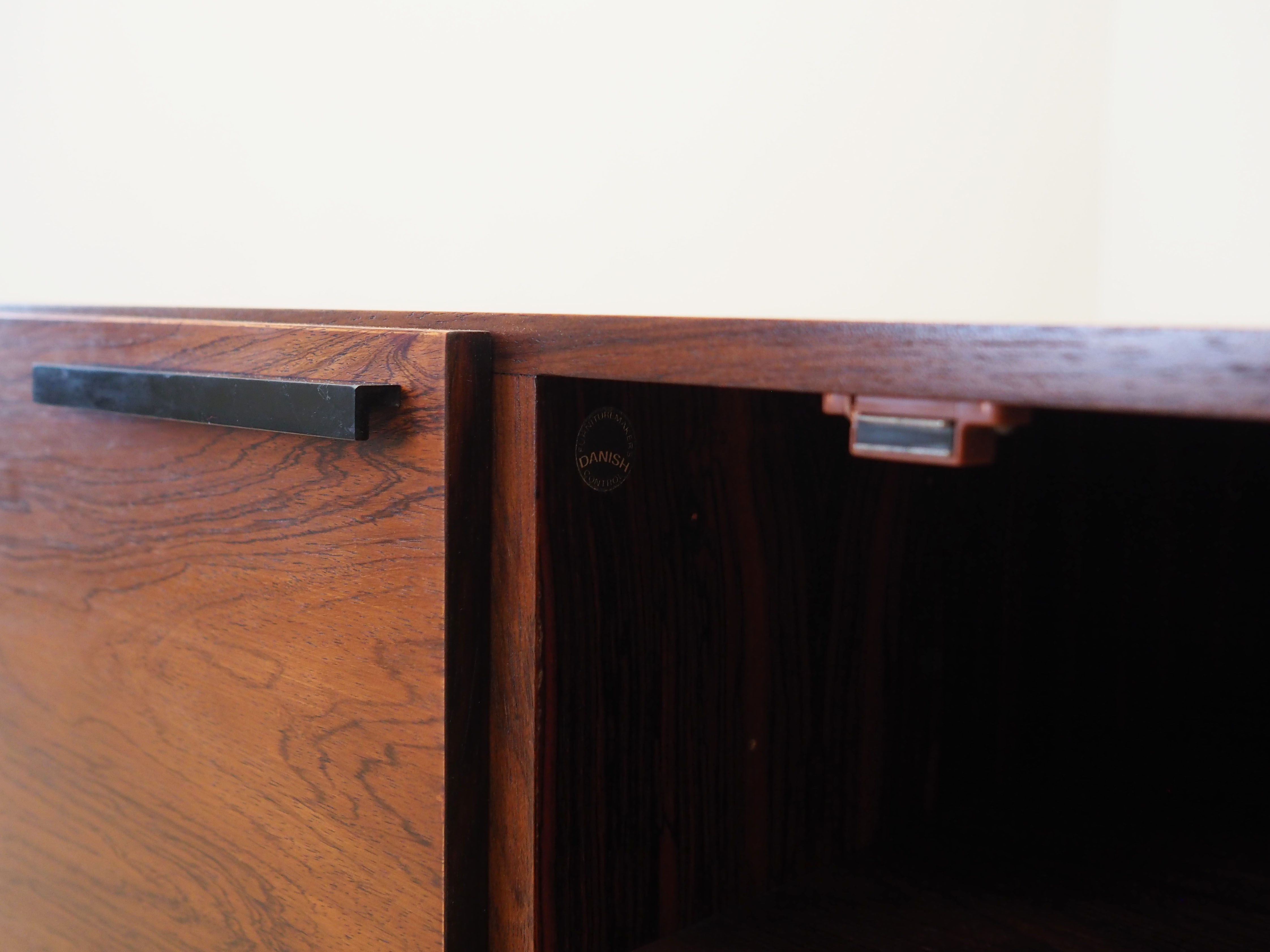 Enfilade en palissandre, design danois, années 1970, designer: Ib Kofod Larsen