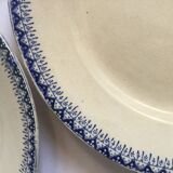 Lot of 3 plates Luneville