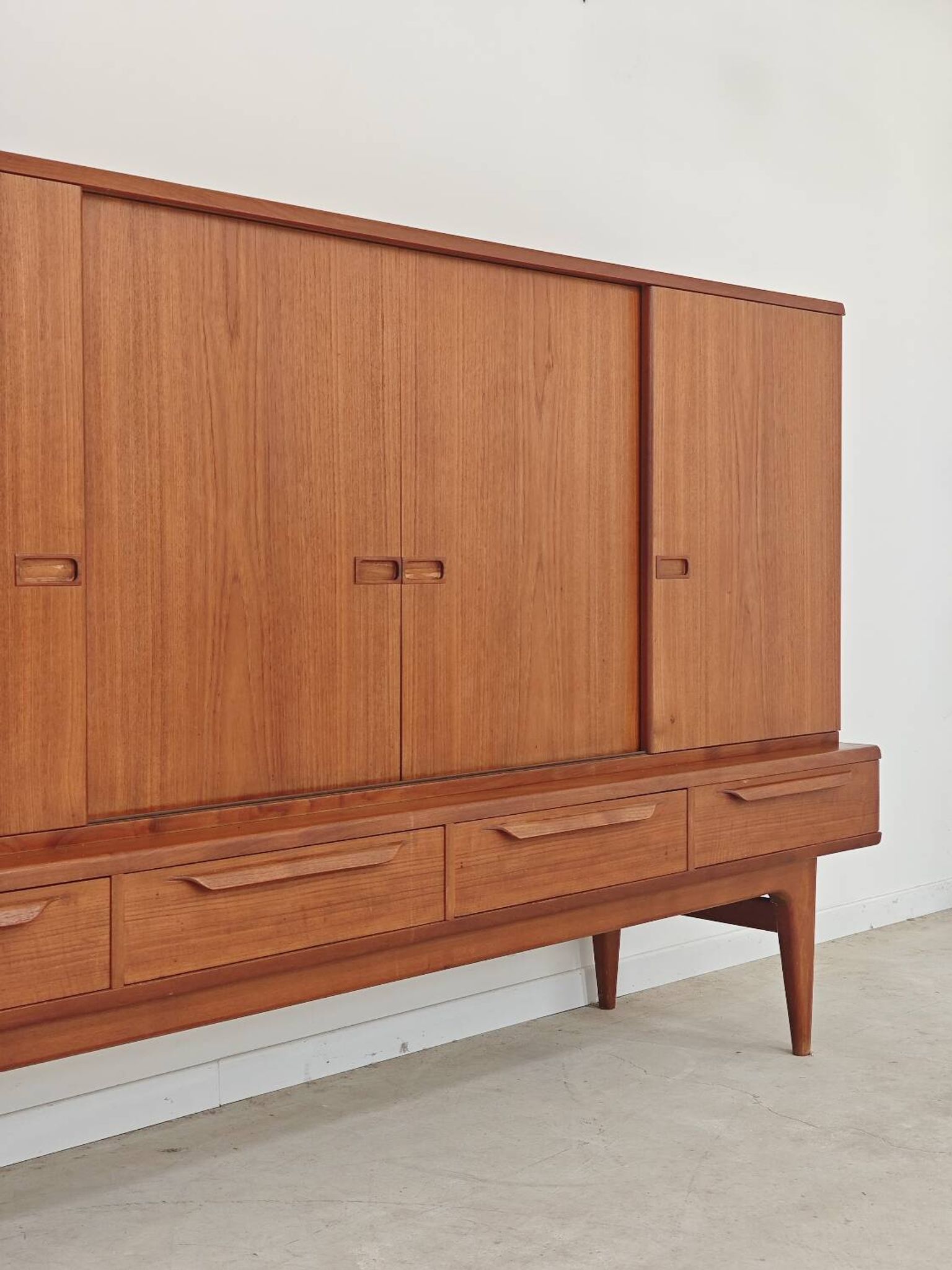 High enfilade by Johannes Andersen by Bordum & Nielsen, Samcom teak