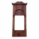 Mahogany mirror from the late 19th century, Northern Europe.
