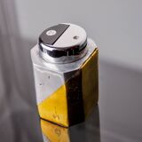 Brutalist lighter by Leopold, Bronze and aluminum, 1970, Spain