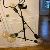 Black metal suspension