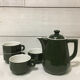 Green coffee cups