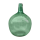 Demijohn bottle in green glass, 15-litre capacity