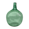 Demijohn bottle in green glass, 15-litre capacity