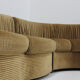 Vintage Italian curved modular sofa 1970s
