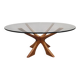 Table basse ronde vintage 'T118' Illum Wikkelsø pour Niels Eilersen