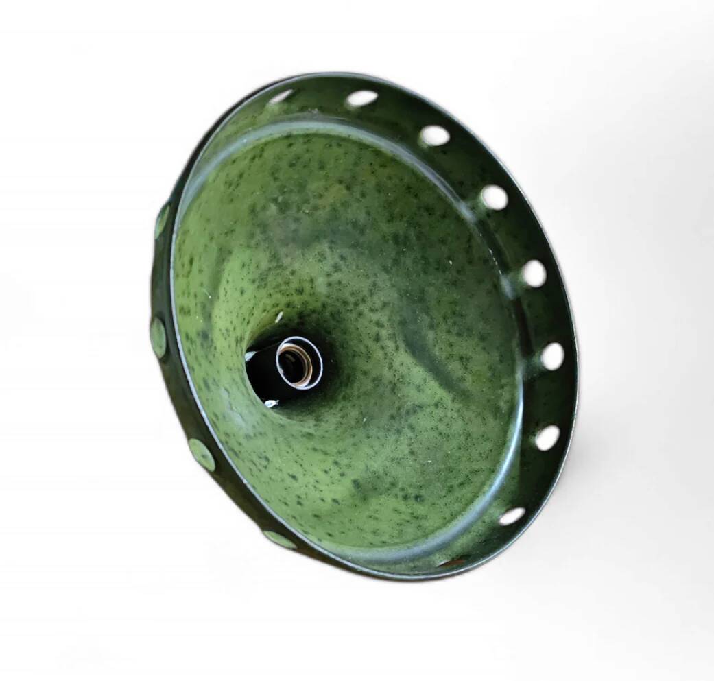 Enamelled hanging lamp 1960s