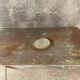 Vintage gold metal sun mirror