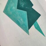 Original minimalist geometric painting