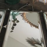 Barber triptych mirror 22.5 x 57cm