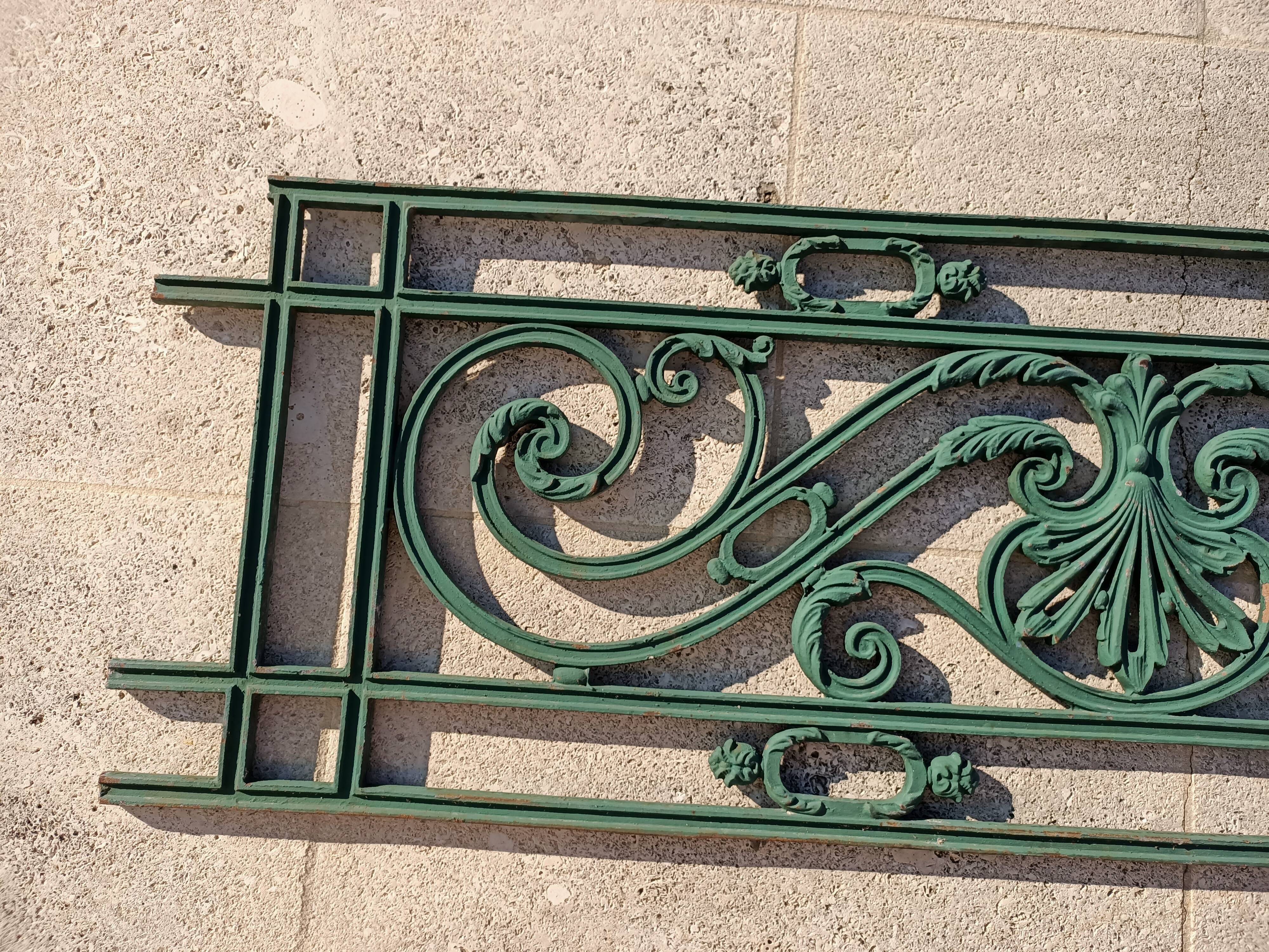 Double-sided cast iron railing 45x141