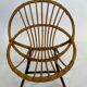 Fauteuil enfant vintage en rotin Rohe Noordwolde Design des années 1960