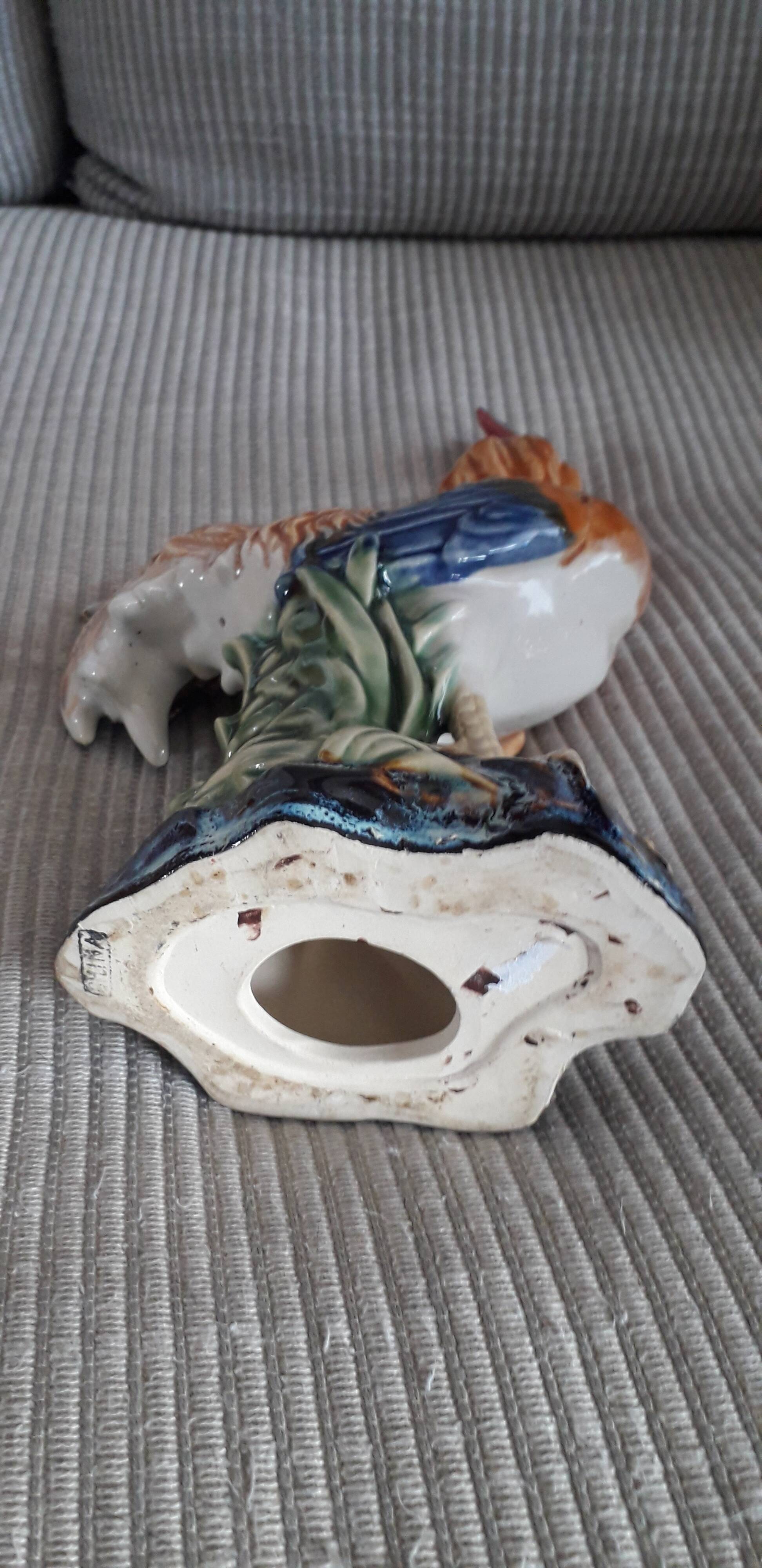 Very original vintage ceramic rooster