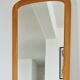 Scandinavian vintage wooden mirror