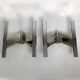 Pair of brass and chrome sconces from Sciolari 70