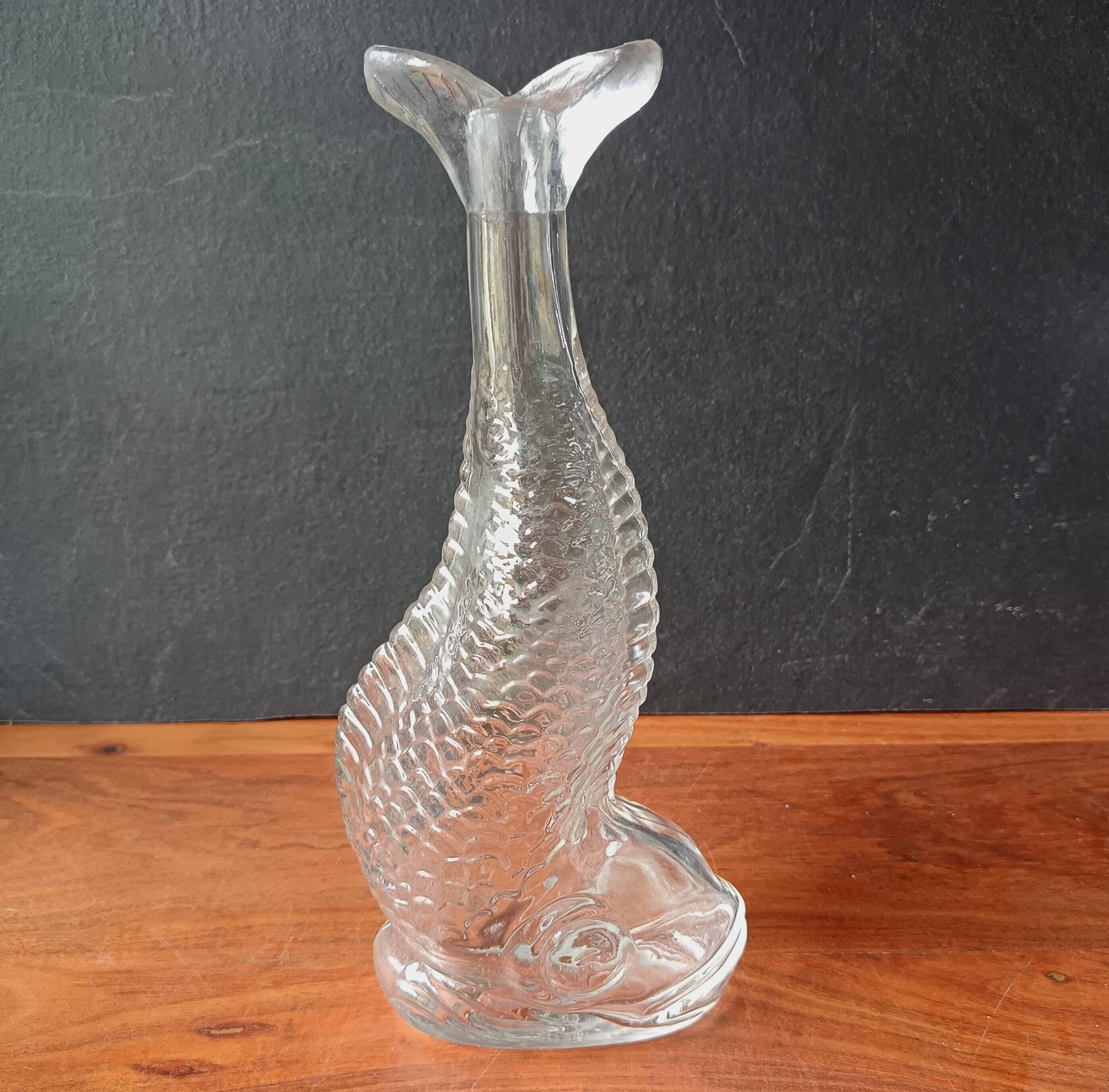 Carafe Poisson, Bouteille en forme de carpe 1970