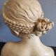 bust "the laughing" after Jean-Baptiste Pigalle in plaster