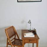 Cannage folding chair 1970