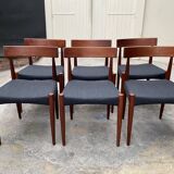series of six Scandinavian chairs Arne Hovmand Olsen