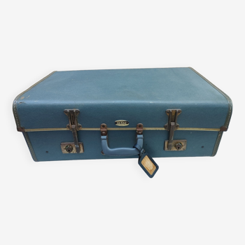 Grande valise ancienne réglable en hauteur par un système de crémaillère- air kase