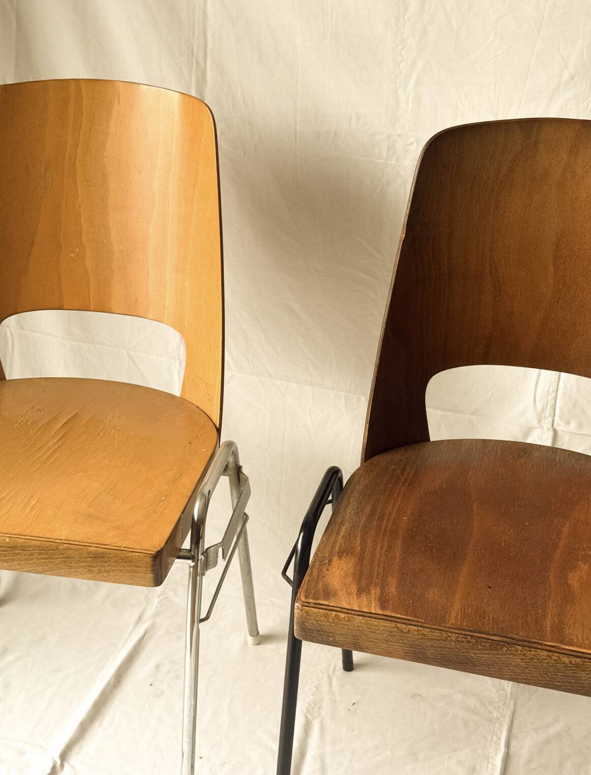 Stackable Manhattan chairs by Baumann